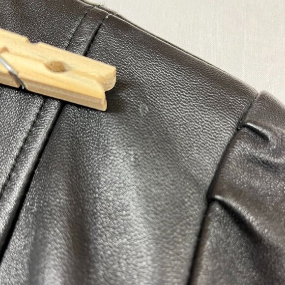 Alpinestars 100% Leather Motorcycle Jacket Womens S Side Zip Pleated Moto Black - Picture 16 of 16